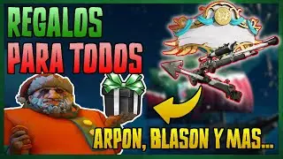 Repartimos regalos por Navidad en Sea of Thieves! Obsidian Six Pack Blason del Fenix Dorado y arpón!