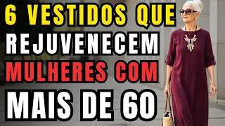 6 Vestidos que Fazem Mulheres 60+ Parecerem Mais Jovens!