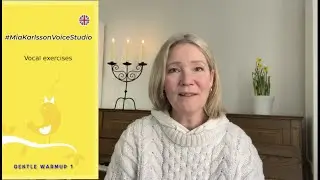 Gentle vocal warmup 1 - soft, gentle vocal exercises, small range - good for tired voices