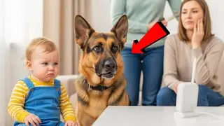German Shepherd Barks at Baby Monitor All Night &mdash; What Was Watching Them Made Parents Move House!
