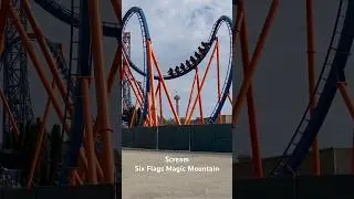 Scream - Six Flags Magic Mountain #scream #sixflagsmagicmountain #rollercoaster #ride #california