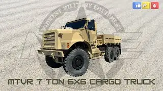 Oshkosh MK23A1 MTVR 7 Ton 6x6 Cargo Truck With A/C