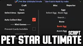 Pet Star Ultimate script &ndash; Auto Collect star, Auto Claim Rewards