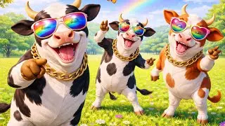 FUNNY COW DANCE 🐄| COW SONG  _ COW VIDEOS | DANCING COW | ANIMAL SOUND