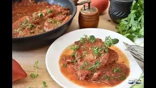Cotlet de Porc cu Sos de Rosii la Tigaie I Reteta-Video