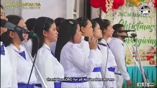 Thank You | JMCIM PAMPANGA JESUS FINEST GENERATION CHOIR 122825