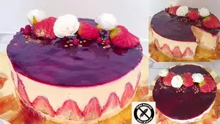FRAISIER Simple Rapide et Délicieux Sans Gluten.