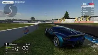 Ferrari F8 Tributo Races On Indianapolis Mini Reverse Track - Racing Master PC