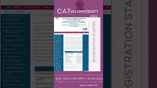CAT MG UNIVERSITY 2023