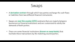 Swaps Part 1   #Derivative Contract  #OTC Product #MIBOR Rate # SOFR Rate