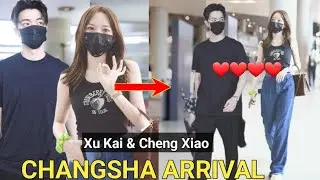 Airport Arrival! Xu Kai Romantic Appearance With Cheng Xiao at The Changsha Airport Went Vira