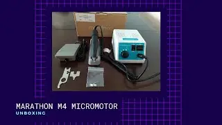 Marathon M4 Micromotor Unboxing /  Mikromotor Kutu A&ccedil;ılışı #micromotor #unboxing #jewelry #kuyumcu