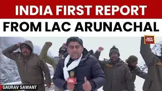 LAC Ground Report: Kiren Rijiju's Convoy Stuck In Heavy Snow Near LAC; BRO Personnel Assist Movement