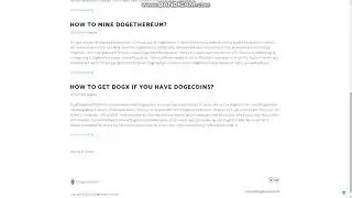 Обзор на ХАРДФОРК Dogethereum