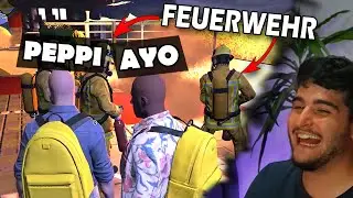 PEPPI und AYO machen PRAKTIKUM bei FEUERWEHR 😱🔥 | GTA RolePlay