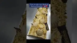 Buche de Noel au Pistachio
