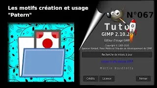 Tuto Gimp 2 10 pour débutant – 066 – Le motif ou patern (partie 1)