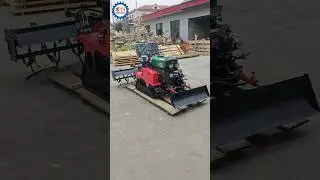 Mini Crawler Tractor Good for Small Sapling Transport #tractor #minitractor #cultivator #tiller