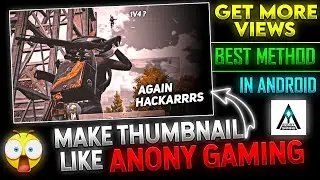 How to make thumbnail like Anony gaming New | Anony gaming thumbnail, thumbnail like@anonygamingg