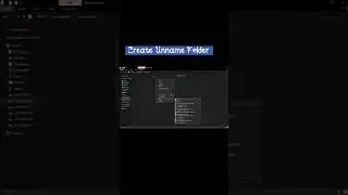 How to Create unnamed folder #unnamed folder #shorts