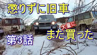 【旧車】草ヒロ🏁を救え🚑　17年放置のパジェロ