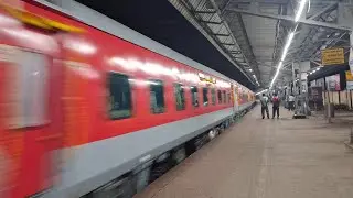 Legendary Train Netaji Express Aka Kalka Mail with Brand New LHB Coaches with Decorating Flower