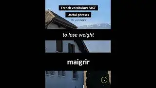 I'm losing weight / je maigris  #frenchforbeginner #frenchpronunciation #frenchvocabulary