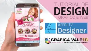 Criar Flyer de Floricultura Affinity Designer