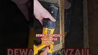 Dewalt DCS380 Asmr timelapse repair #powertoolrepair #diy #asmr #timelapse