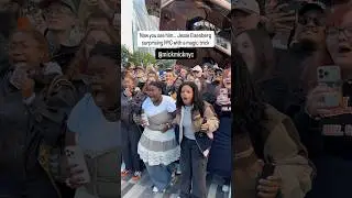 Теперь вы его видите... Джесси Айзенберг удивил Нью-Йорк фокусом 🎬🥰