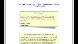 Baby Sleep Solution