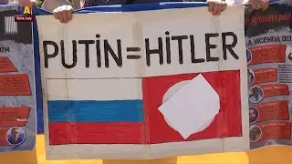 Protest in Rome Against Putin&rsquo;s Vatican Visit
