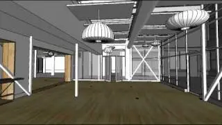 Greenhouse Loft 3D rendering