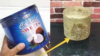 Diy jute rope craft ideas l Recycle box #shorts #craft #diy  #recycle #handmade #jute