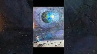 Amazing earth drawing 🌍🌱 #flashback #art #music