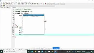 Classes and Objects in C++