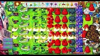 PVZ 1 Fusion 3.3 Challenge!! Team Pea VS Team Fume VS 300 Zombie Random - Who Will Win?