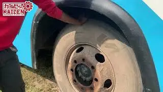 Bus Wheel Repair ASMR Satisfying Video