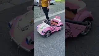 Слишком милый для настоящей дороги &mdash; детский электромобиль, shorts kids electric car cute real