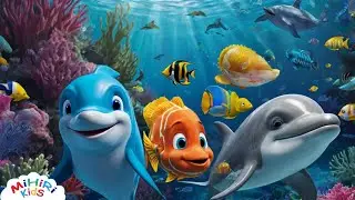 Dolphins Swim - Rhymes  - Learn at Home - Listening Activity