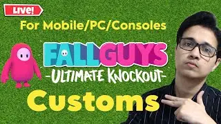 Fall Guys Golden vs Normal Skin War Custom Games Live!