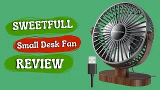 SWEETFULL 6.5 Inch USB Desk Fan: Portable Cooling Solution