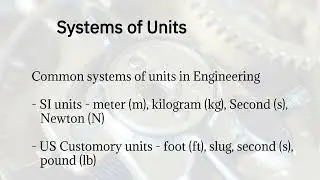 Topic 1.1 Introduction of Vector Mechanics for Engineers