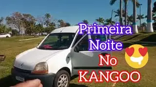 primeira NOITE na KANGOOCAMPER.