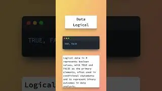 Logical Data in R in 60 Seconds  #rprogramming #rprogrammingforbeginners