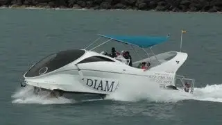 Hydrofoil Tenerife Glass bottom boat Paritetboat LOOKER 350