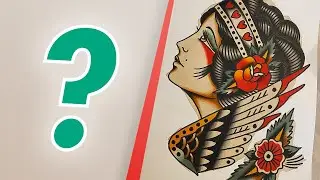Painting a Traditional Tattoo Flash [Split Sheet]