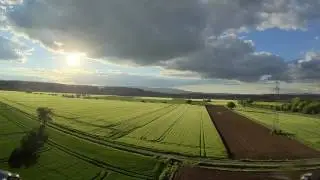 Longrange Miniquad Erstflug