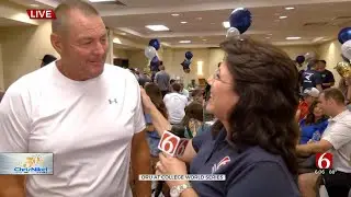 ORU Baseball Visits With Fans, Alumni In Omaha To Support Team During College World Series