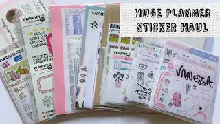 HUGE MICS PLANNER STICKER HAUL // ft. Canadian Shops from the Spring 2020 Made In Canada Collab Sale